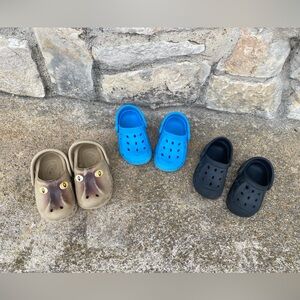 CROC Like Toddler Shoes Lot
